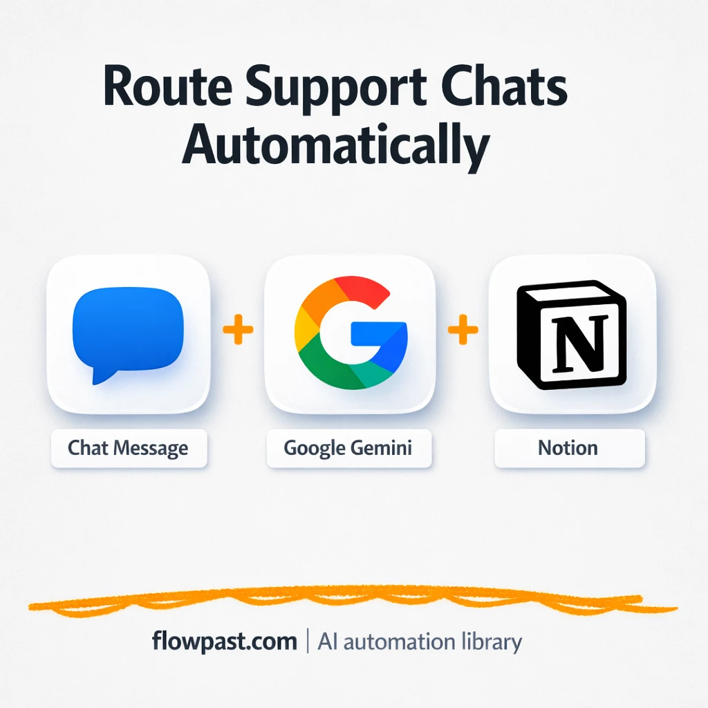 Notion + Google Gemini, replies that stay on brand - n8n workflow automation template
