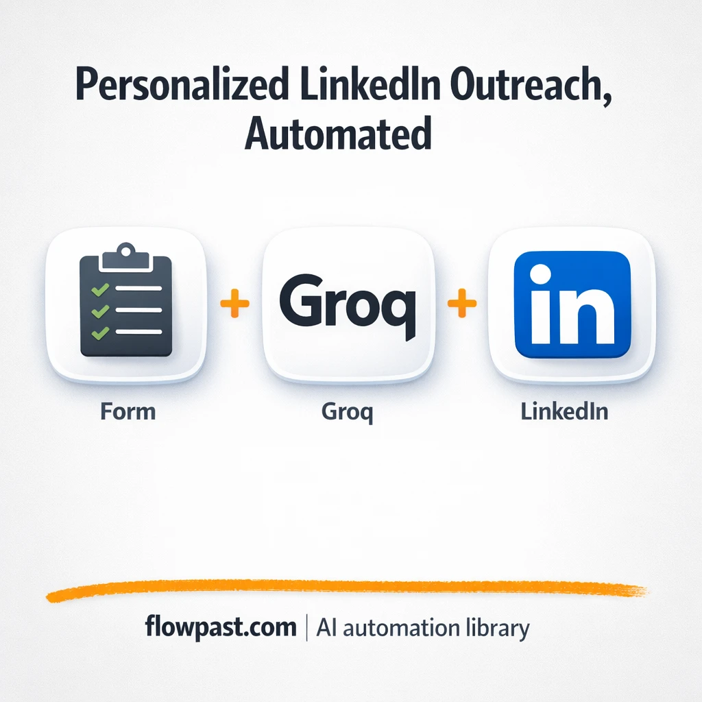 LinkedIn + Browserflow, personalized requests on autopilot - n8n workflow automation template