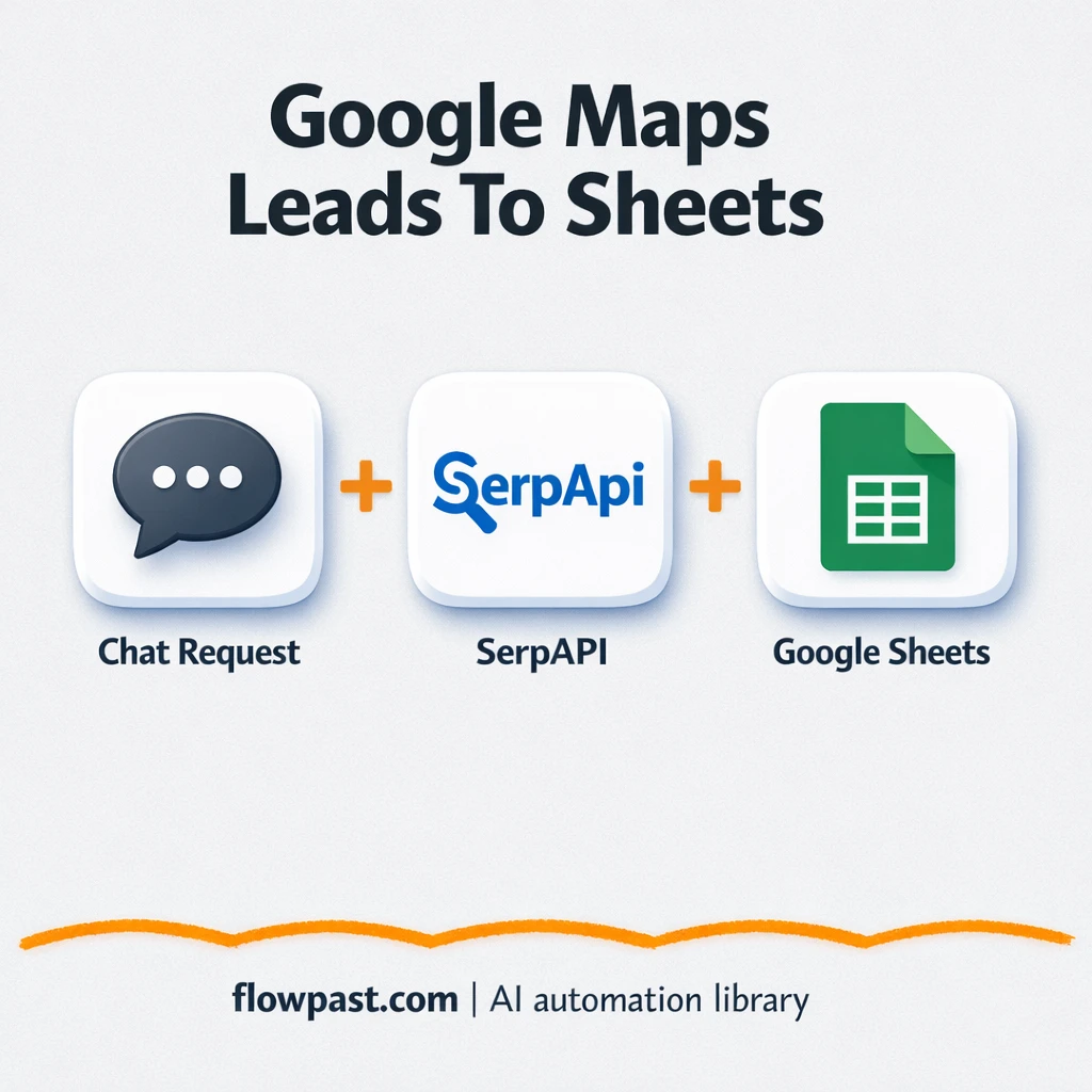 Telegram to Google Sheets, clean Maps leads fast - n8n workflow automation template