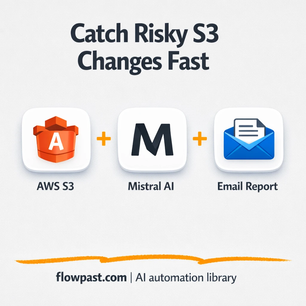 AWS S3 + Email: integrity reports you can trust - n8n workflow automation template