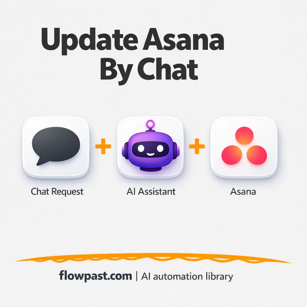 Asana + Slack: update projects by simple messages - n8n workflow automation template