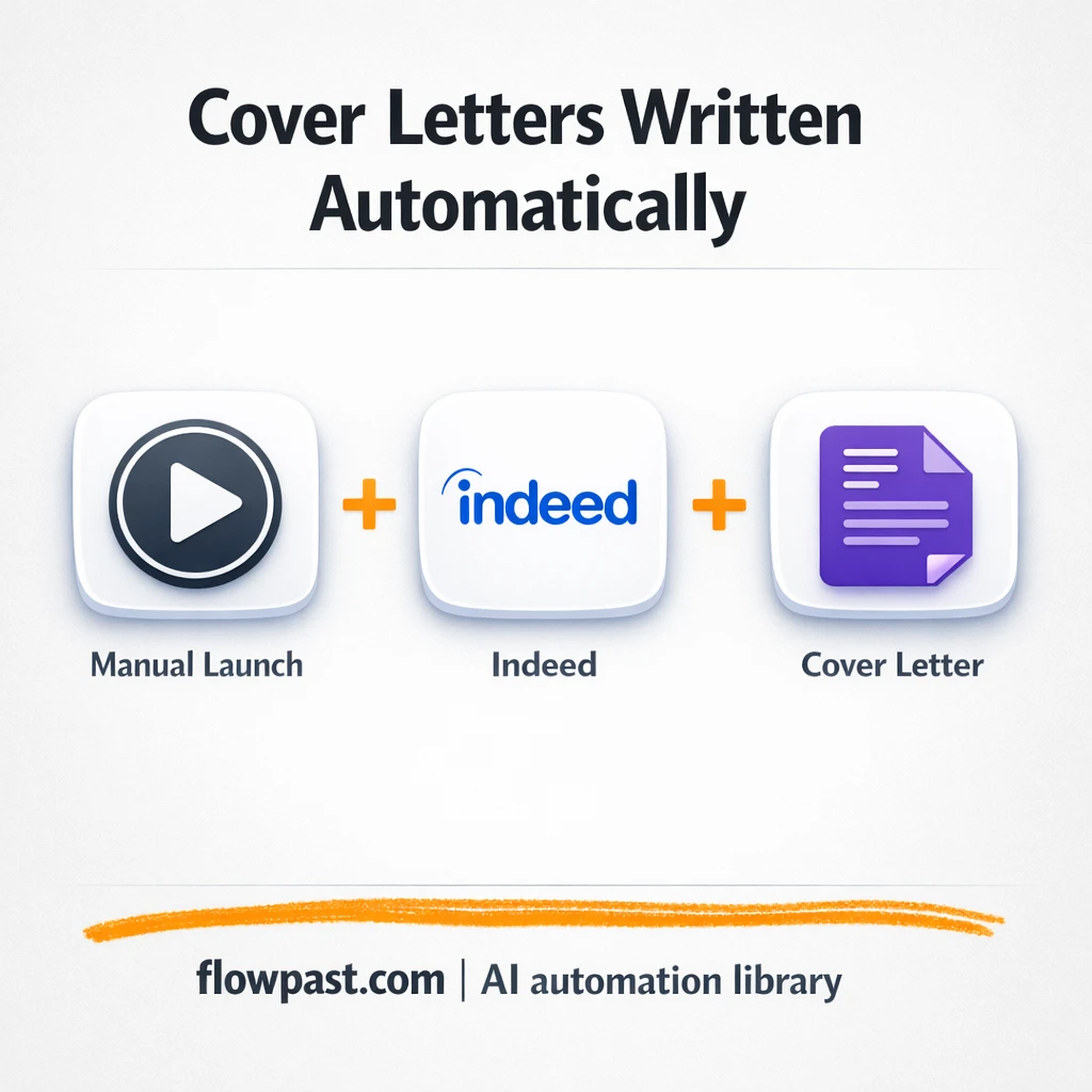 Apify + OpenAI: tailored Indeed cover letters fast - n8n workflow automation template