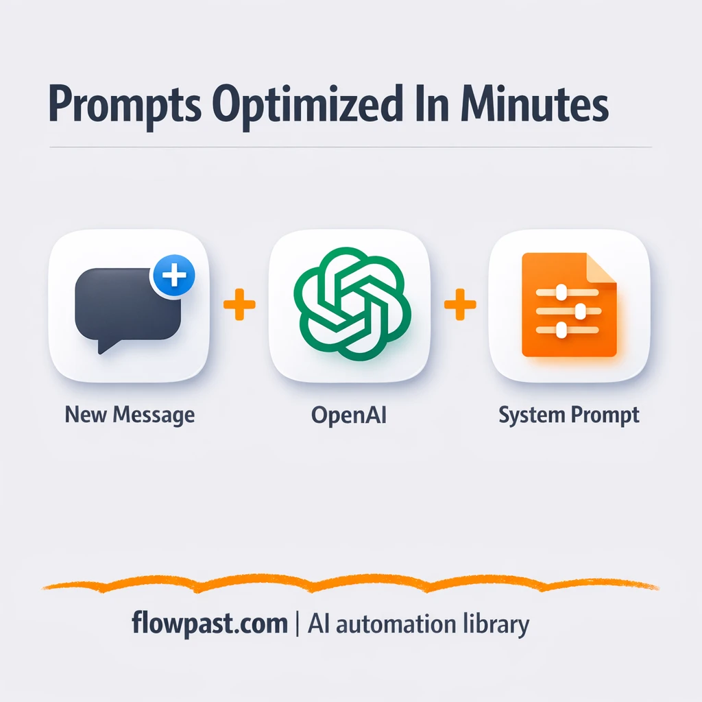 Slack + OpenAI: cleaner system prompts, faster - n8n workflow automation template