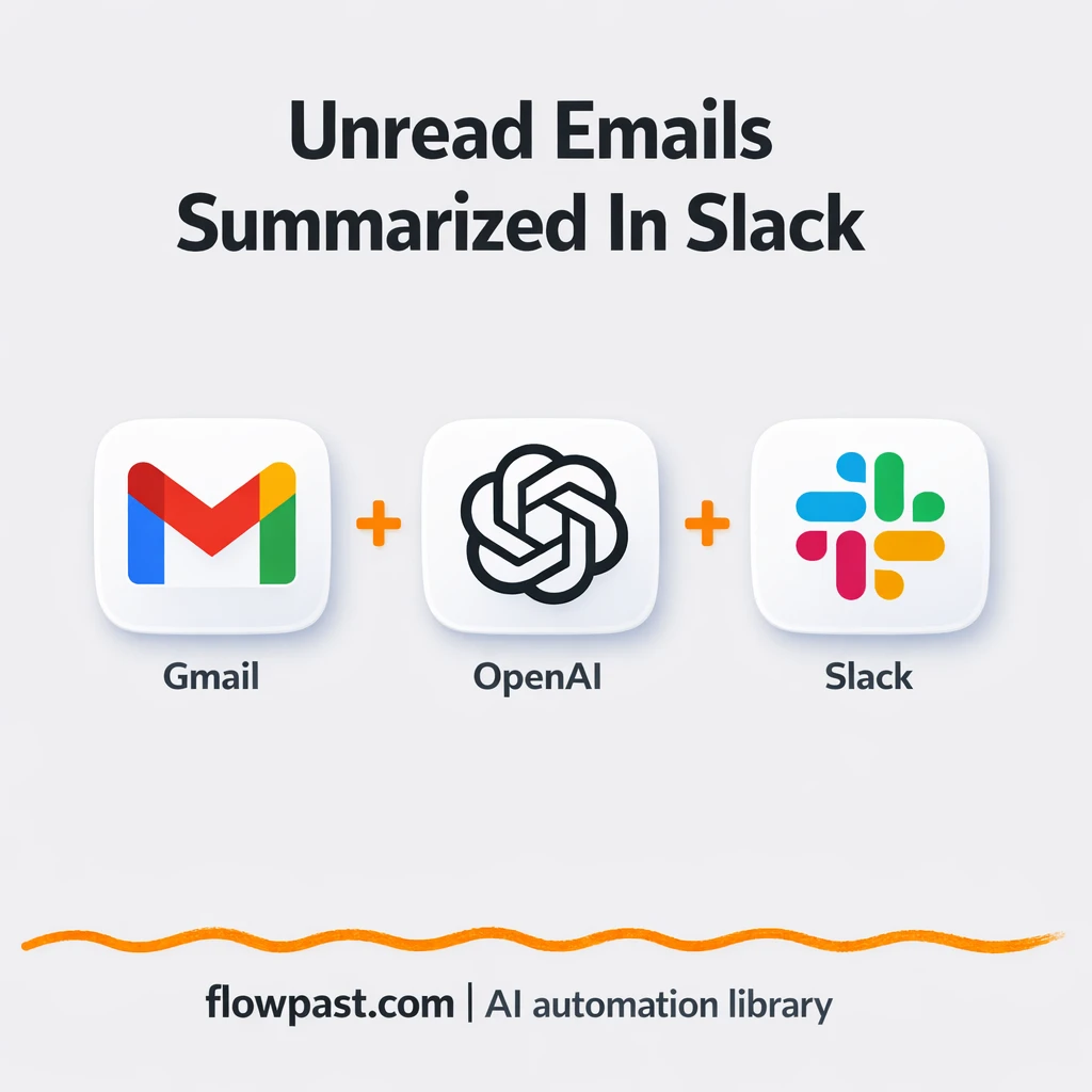 Gmail to Slack, AI email summaries you can scan fast - n8n workflow automation template