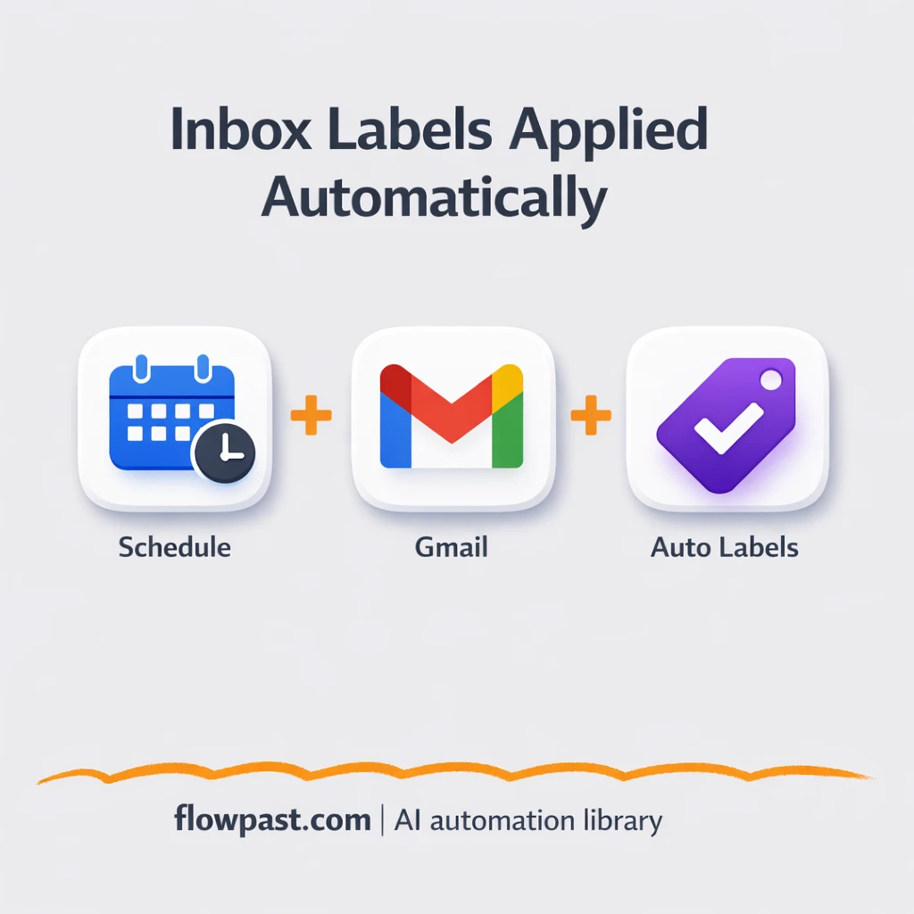 Gmail + OpenAI: labels that keep your inbox tidy - n8n workflow automation template
