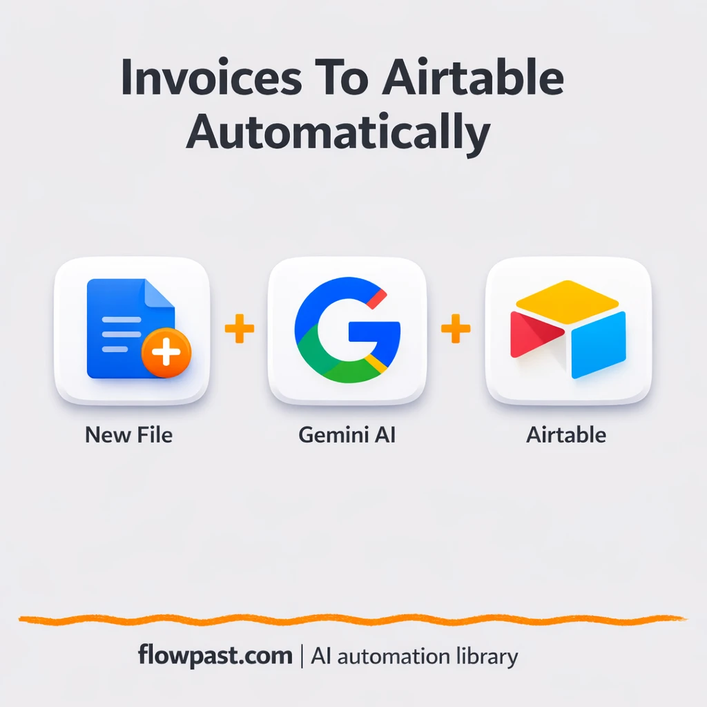 Airtable + Telegram: invoices captured without retyping - n8n workflow automation template
