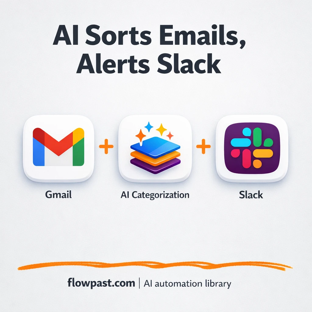 Gmail to Slack, inbox triage your team can trust - n8n workflow automation template