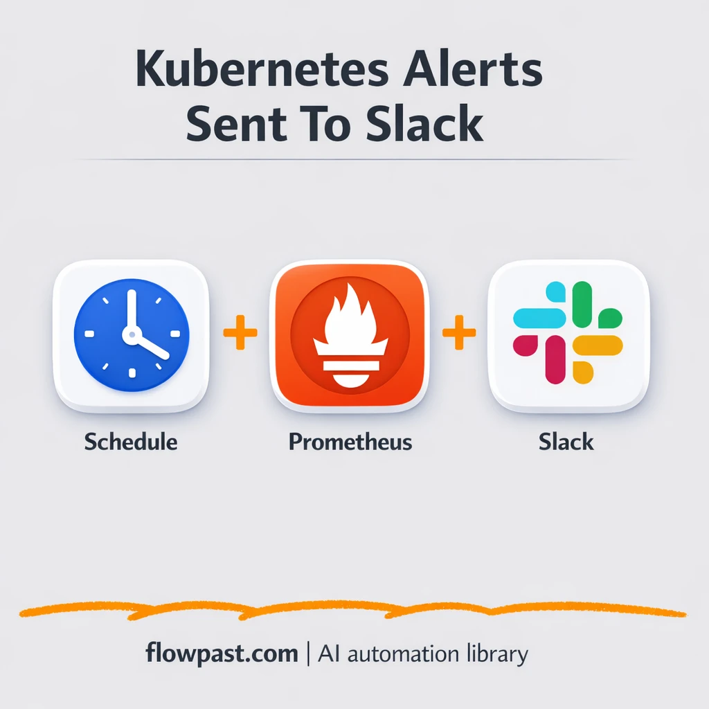Prometheus + Slack: catch Kubernetes issues early - n8n workflow automation template