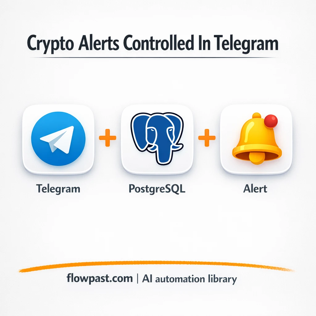 Telegram + Postgres: market alerts you can trust - n8n workflow automation template