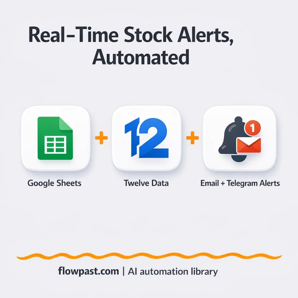 Google Sheets + Telegram: smart stock price alerts - n8n workflow automation template