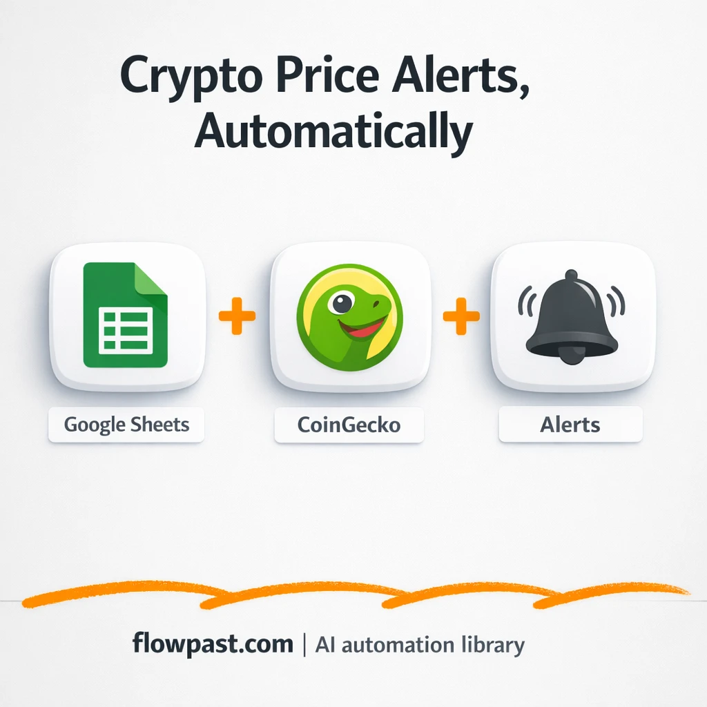 CoinGecko to Telegram, smarter price alerts - n8n workflow automation template