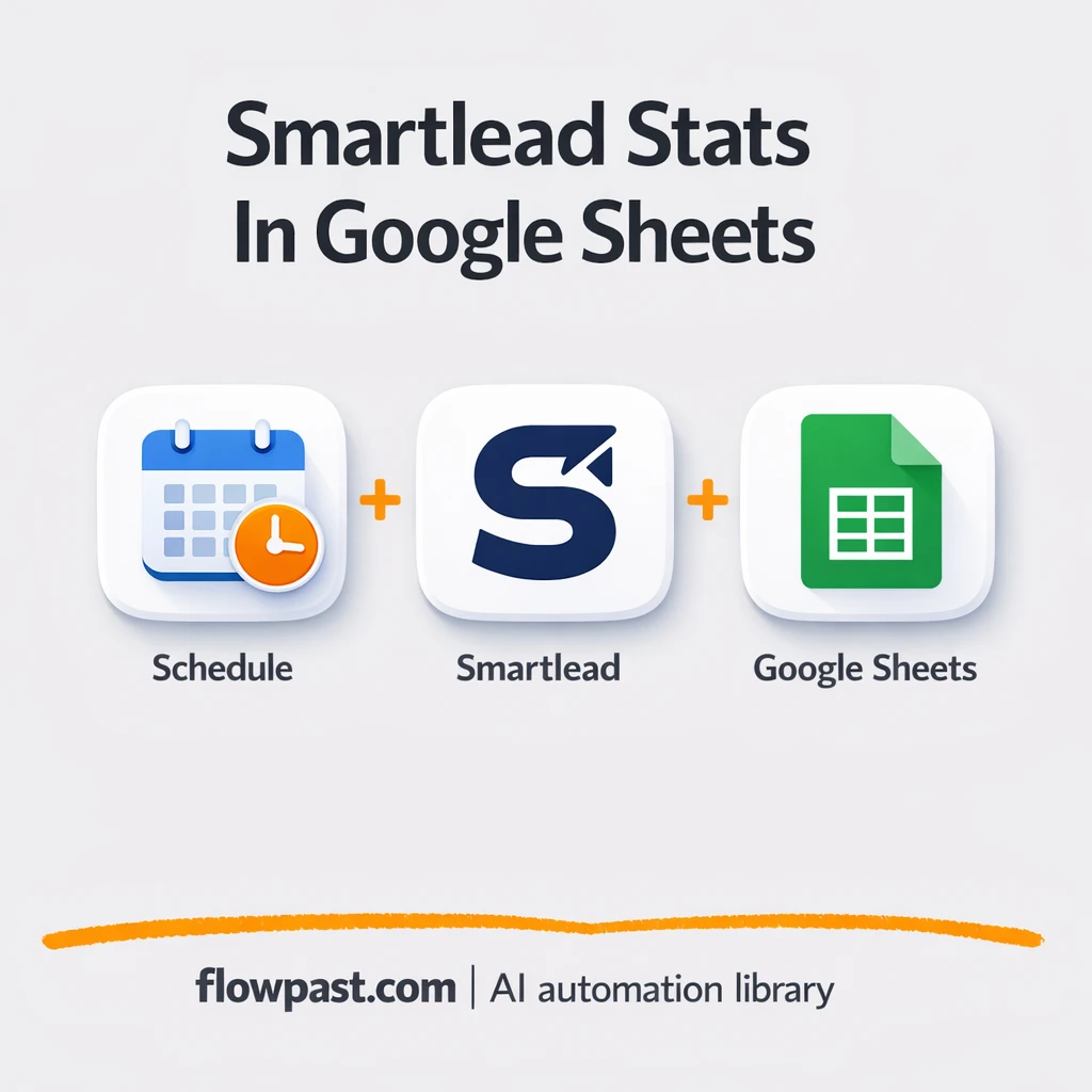 Smartlead to Google Sheets, always fresh campaign stats - n8n workflow automation template