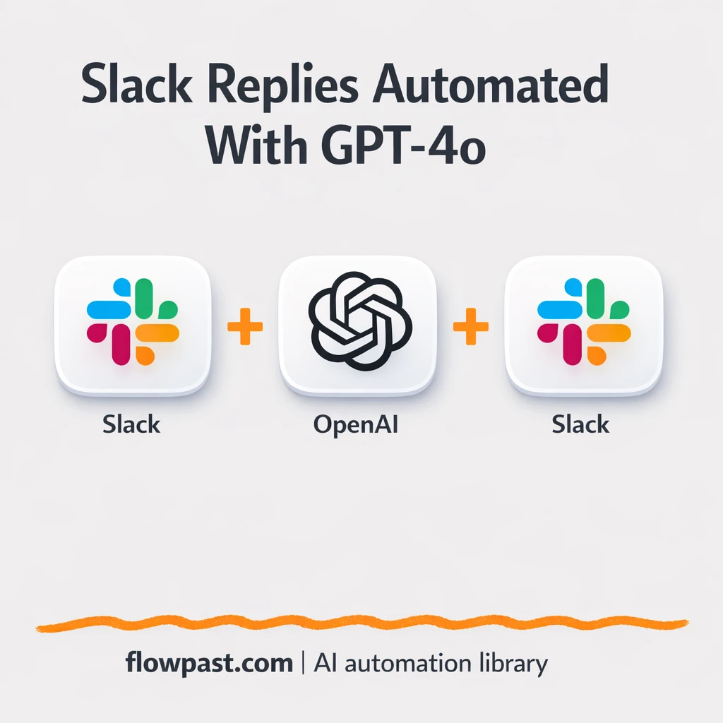 Slack + OpenAI: instant answers for repeat questions - n8n workflow automation template