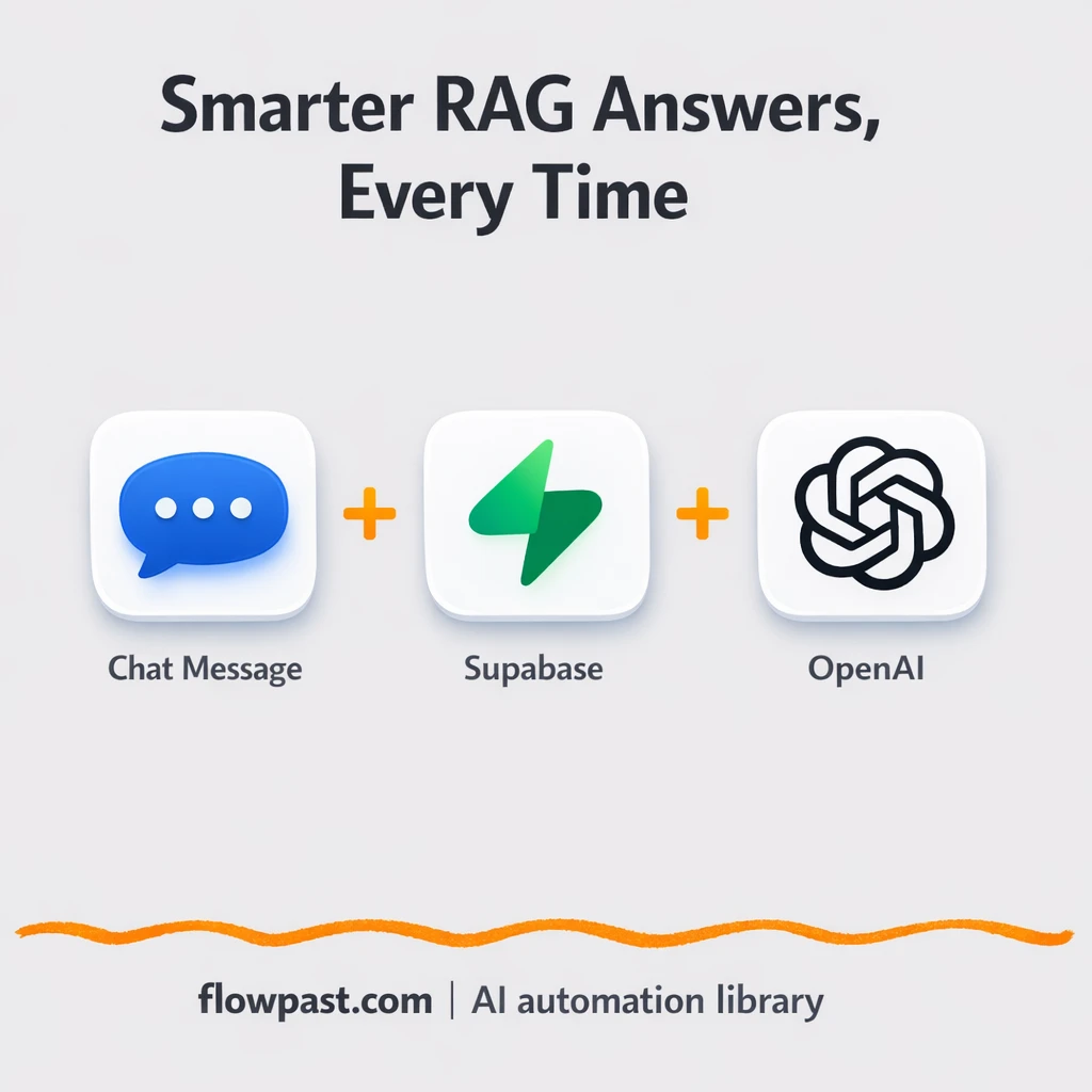 Supabase to Slack, cleaner AI answers your team trusts - n8n workflow automation template