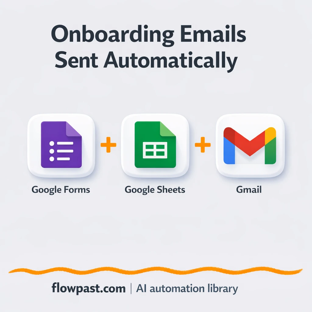 Google Sheets + Gmail: onboarding emails sent right - n8n workflow automation template