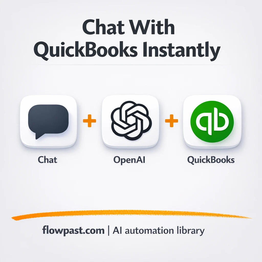 QuickBooks + OpenAI: instant answers without logins - n8n workflow automation template