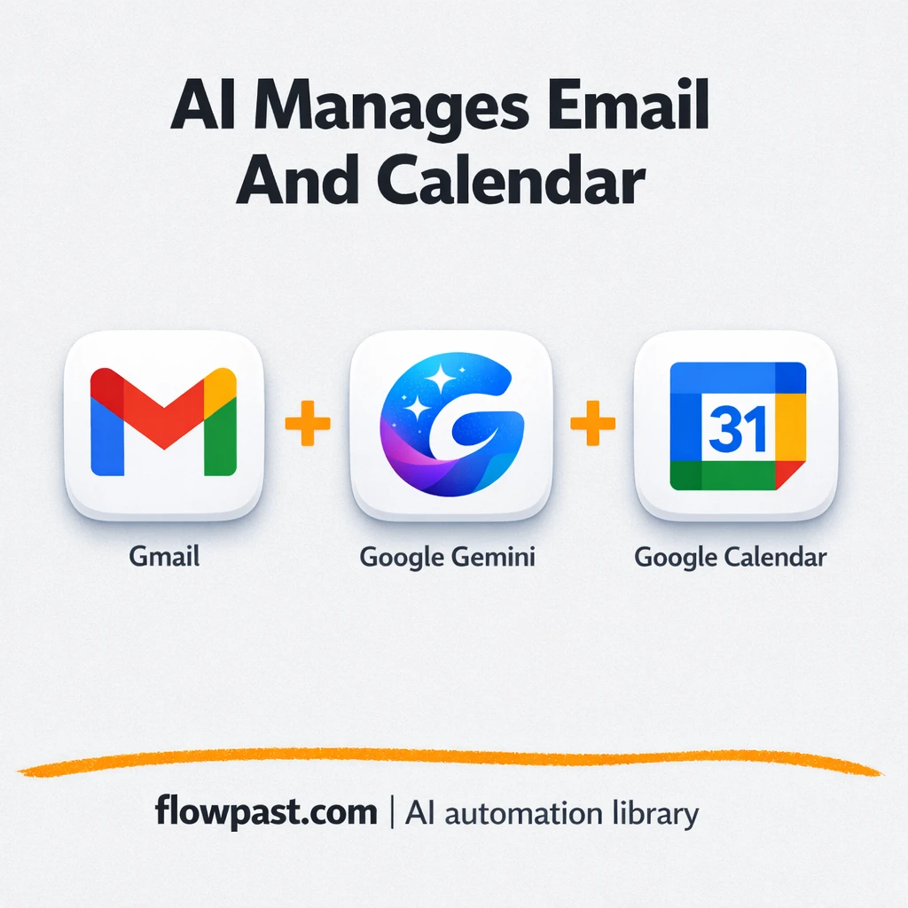 Gmail + Telegram: replies, labels, calendar handled - n8n workflow automation template