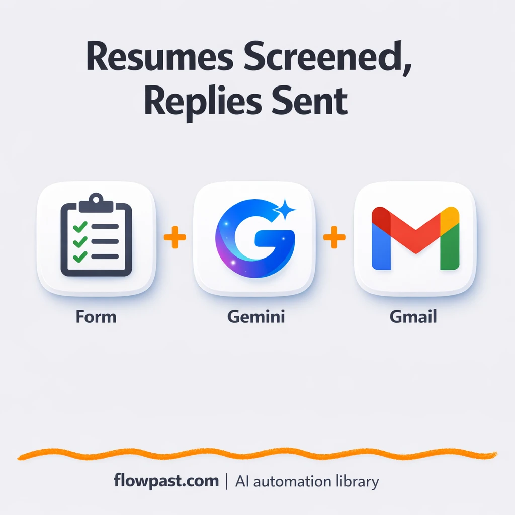 Gmail + Google Sheets, resume screening made easy - n8n workflow automation template