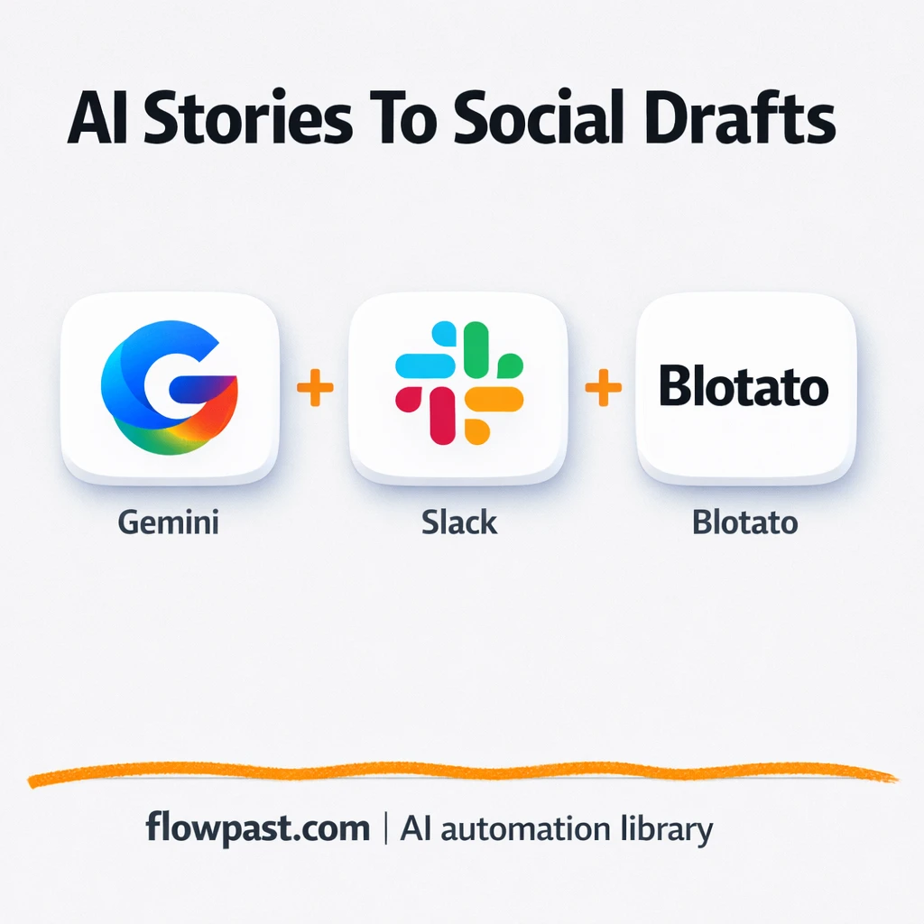 Slack + Instagram drafts, approved AI visuals ready - n8n workflow automation template