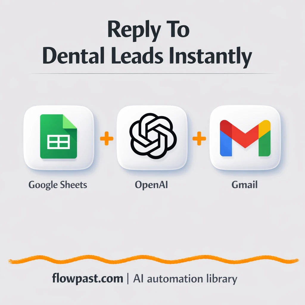 Google Sheets + Gmail: instant replies for new leads - n8n workflow automation template