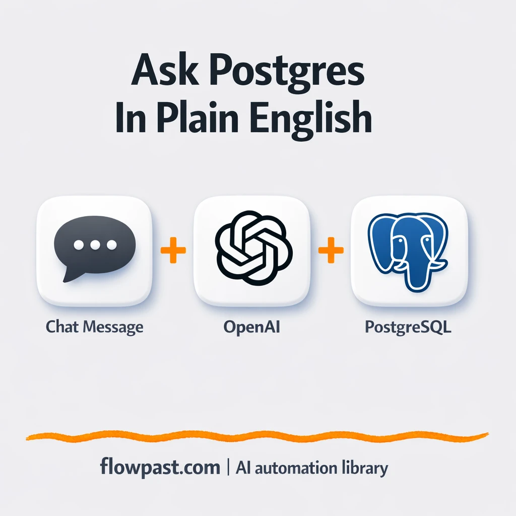 Slack to PostgreSQL, answers without SQL back and forth - n8n workflow automation template