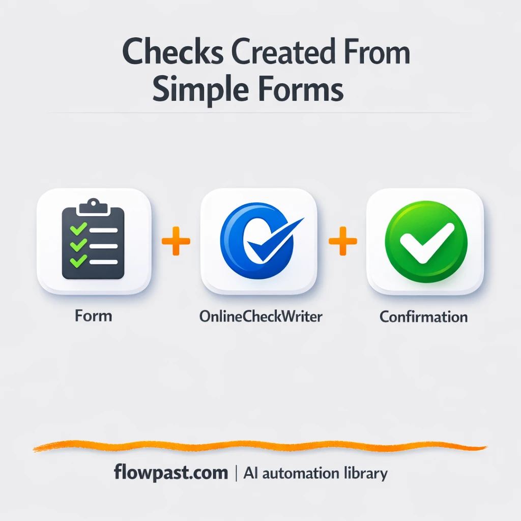 OnlineCheckWriter to Google Sheets, checks logged clean - n8n workflow automation template
