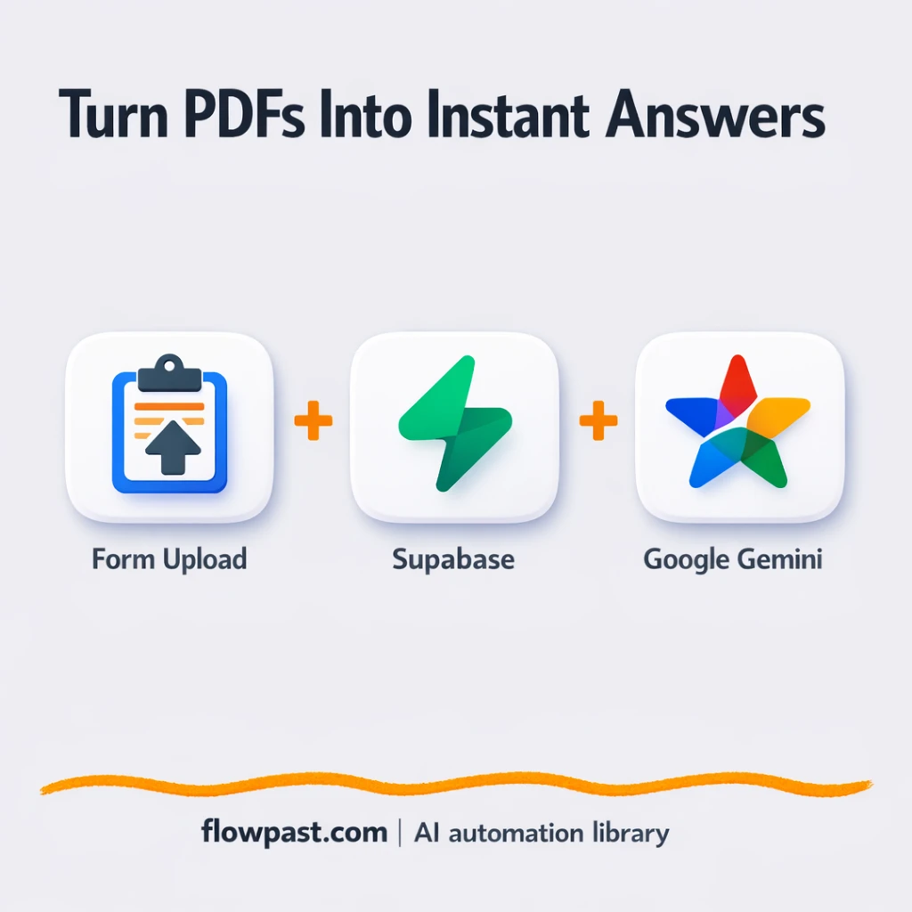 Supabase + Google Drive, instant answers with citations - n8n workflow automation template