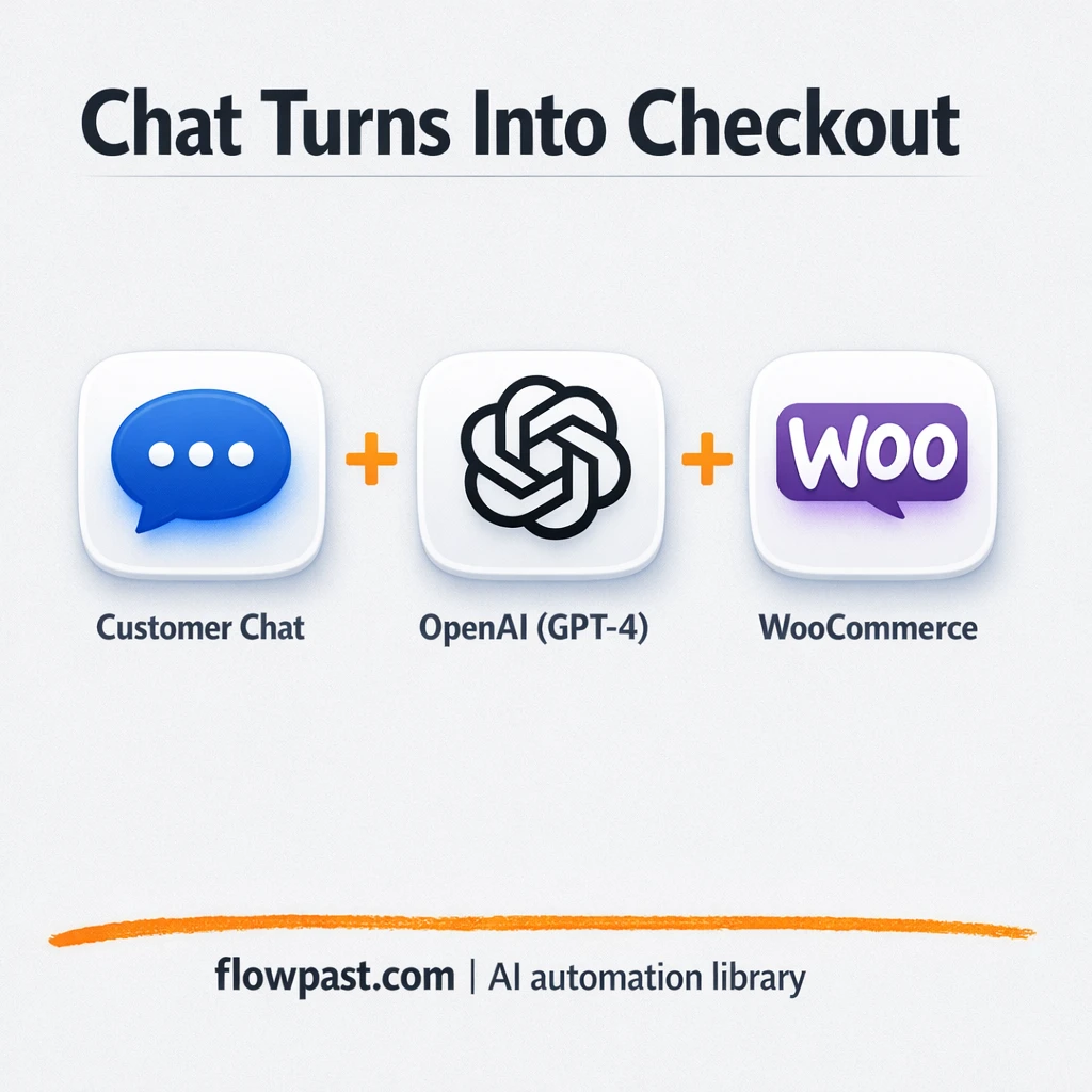 WooCommerce + Stripe: turn chats into faster checkouts - n8n workflow automation template