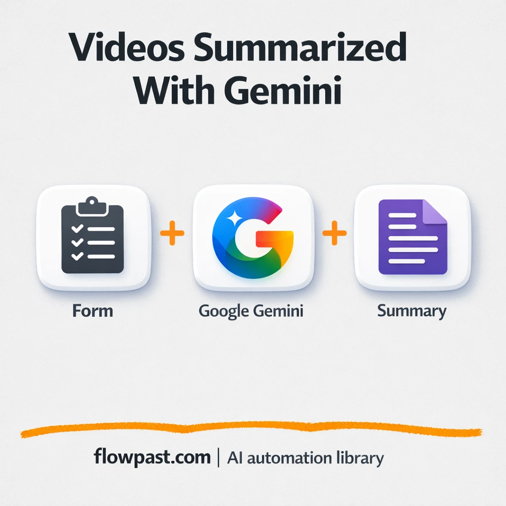 Google Gemini to Google Sheets, video notes ready - n8n workflow automation template
