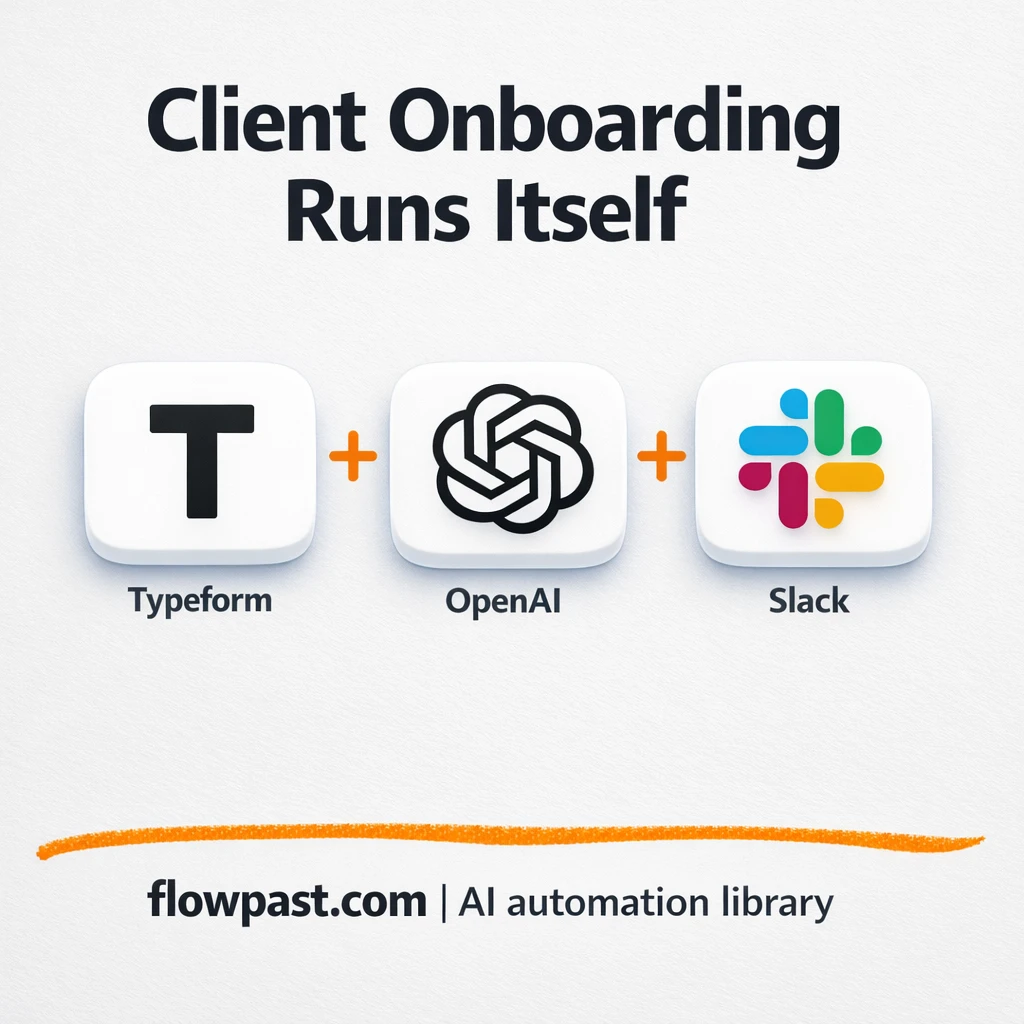 Typeform to Google Drive, client onboarding done right - n8n workflow automation template
