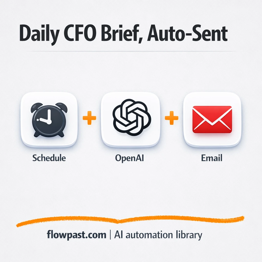 Stripe + Shopify in your inbox, calm morning brief - n8n workflow automation template