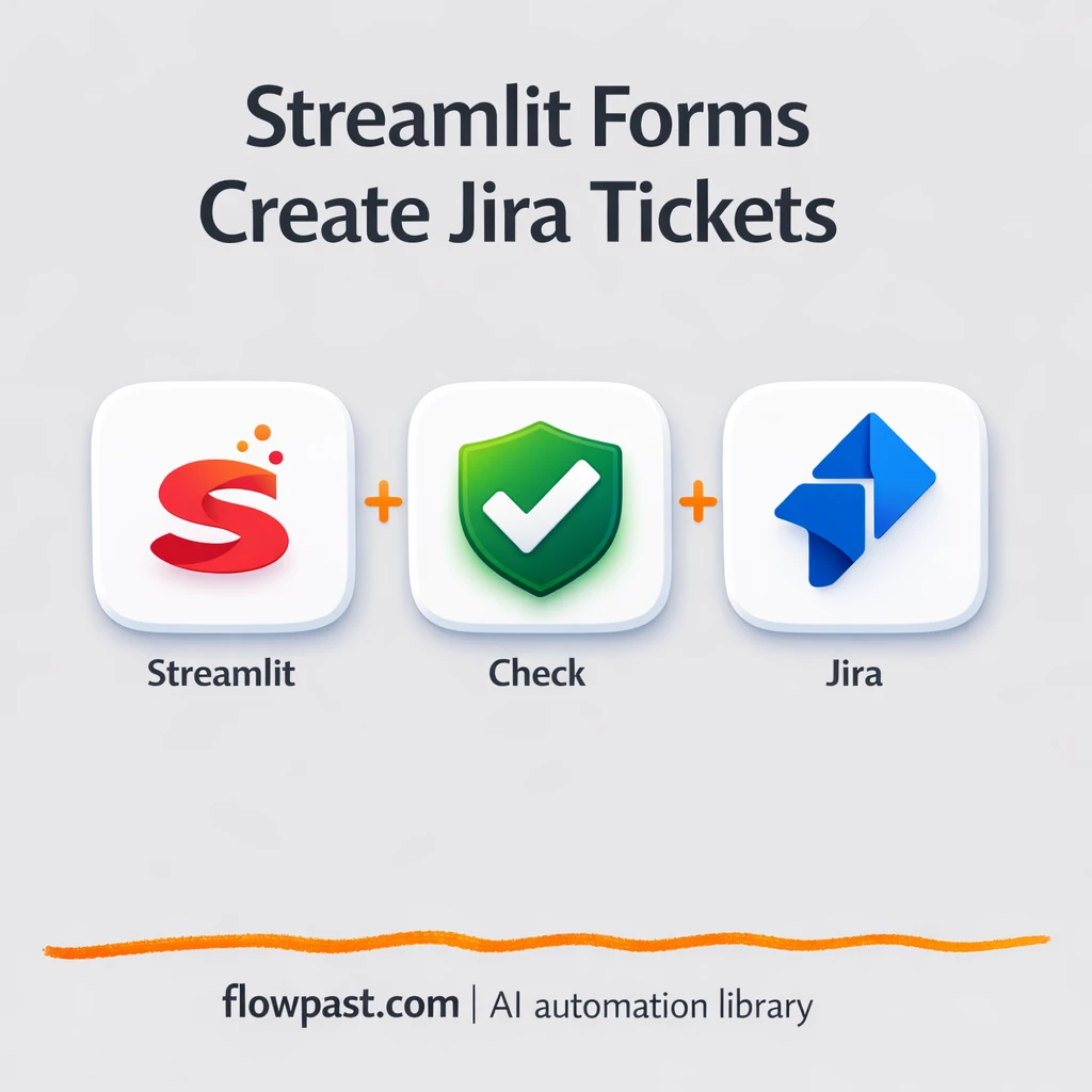 Streamlit to Jira, clean tickets without duplicates - n8n workflow automation template