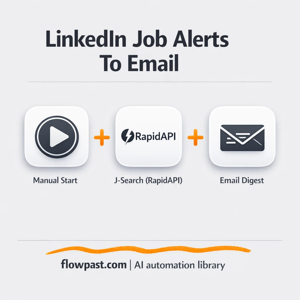 J-Search to Gmail, job digests with real apply links - n8n workflow automation template