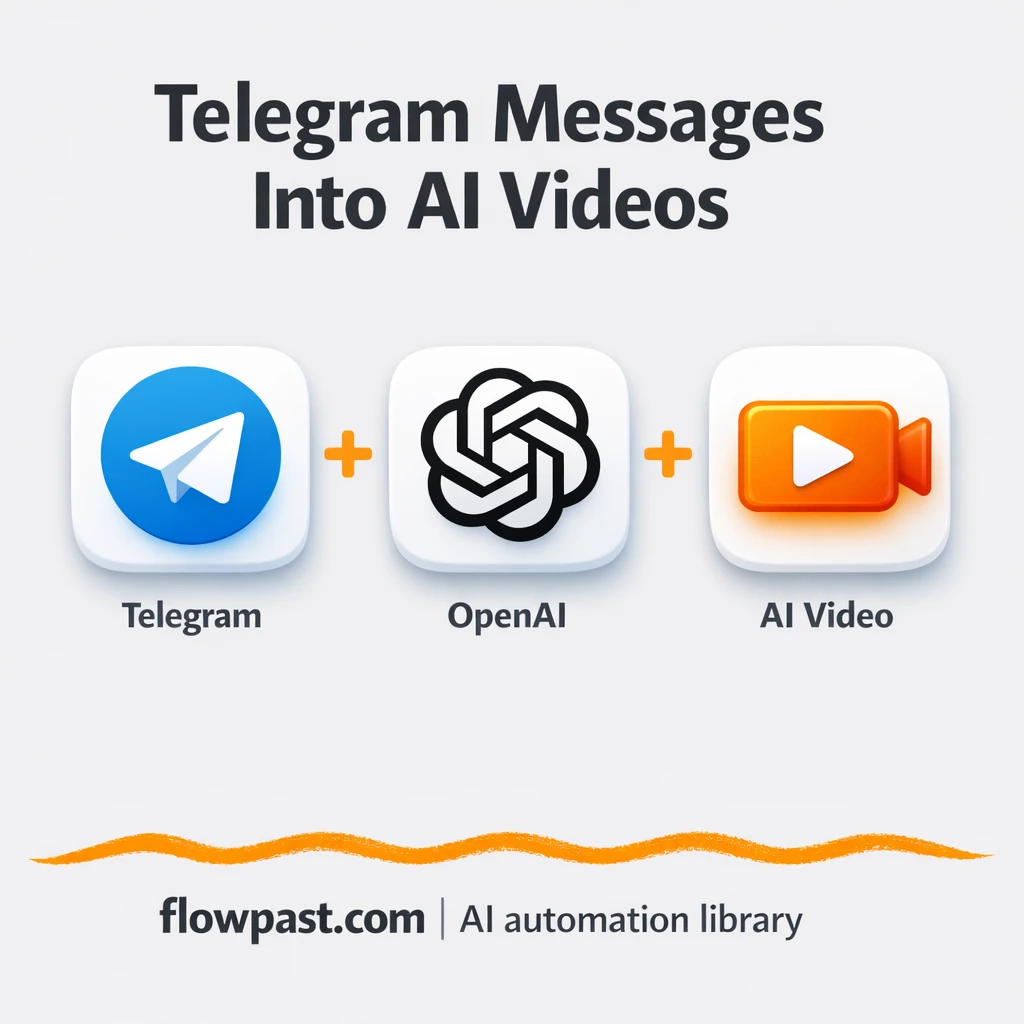Telegram + KIE.ai: thumbnails and clips in one chat - n8n workflow automation template