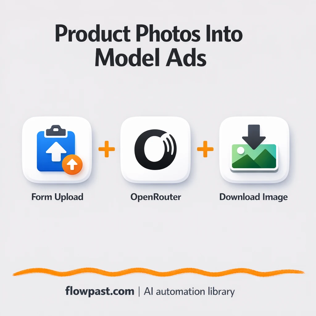 Google Forms + Gemini, ad images ready to download - n8n workflow automation template