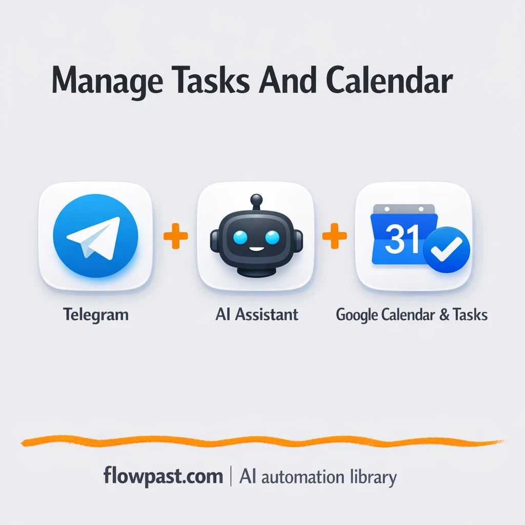 Telegram meets Google Calendar for conflict-free booking - n8n workflow automation template