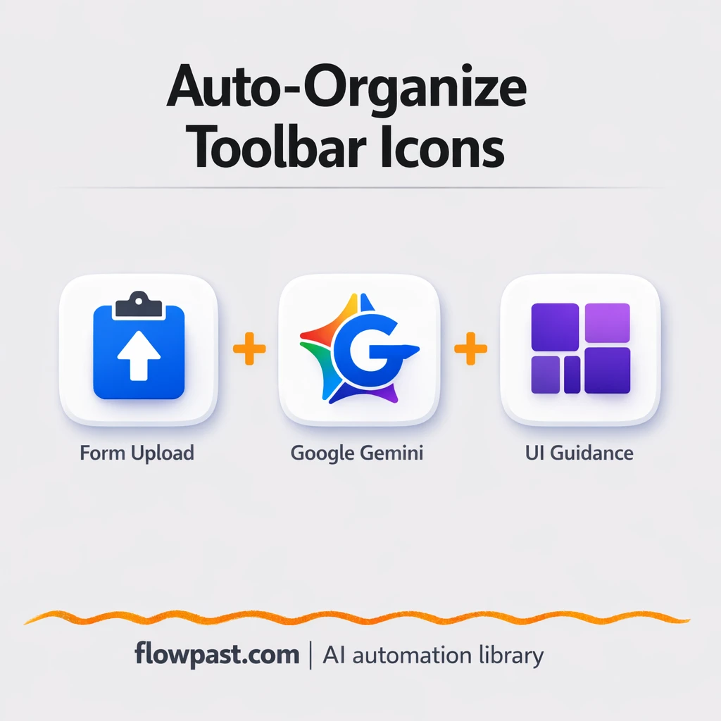 Gemini AI to Google Docs, toolbar icon rules ready - n8n workflow automation template