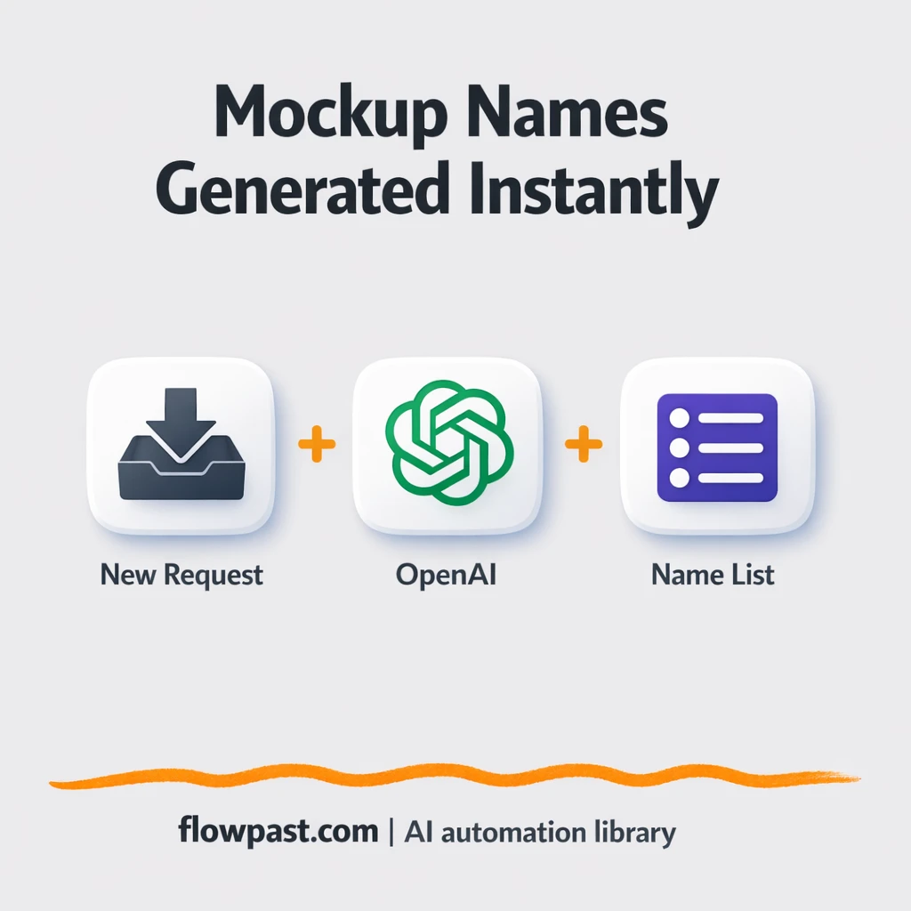OpenAI to Google Sheets, name lists ready to use - n8n workflow automation template