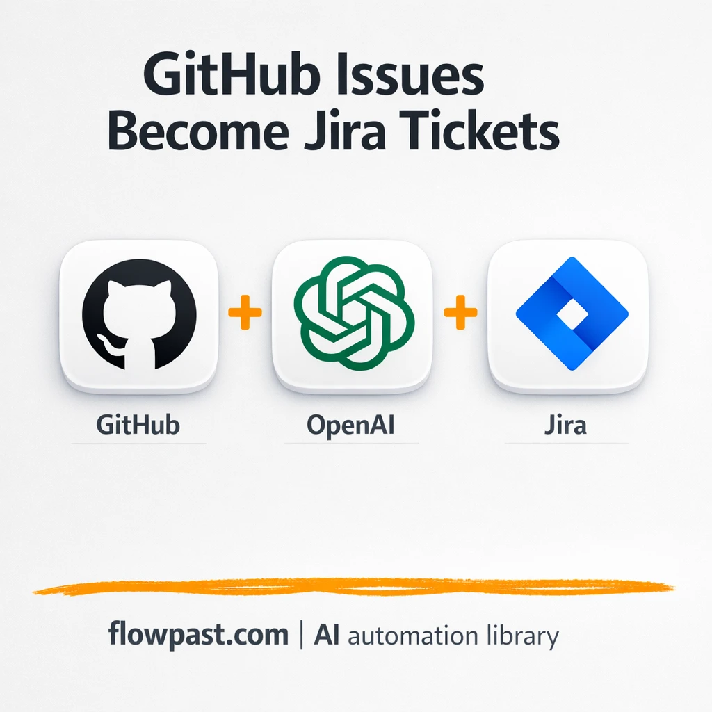 GitHub + Jira: cleaner tickets, zero triage churn - n8n workflow automation template