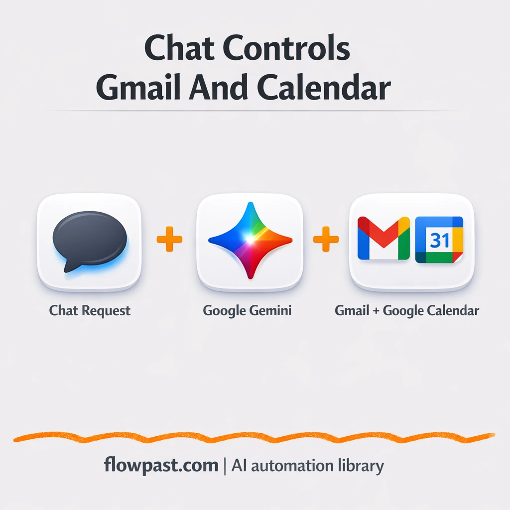 Gmail + Google Calendar: scheduling without back and forth - n8n workflow automation template