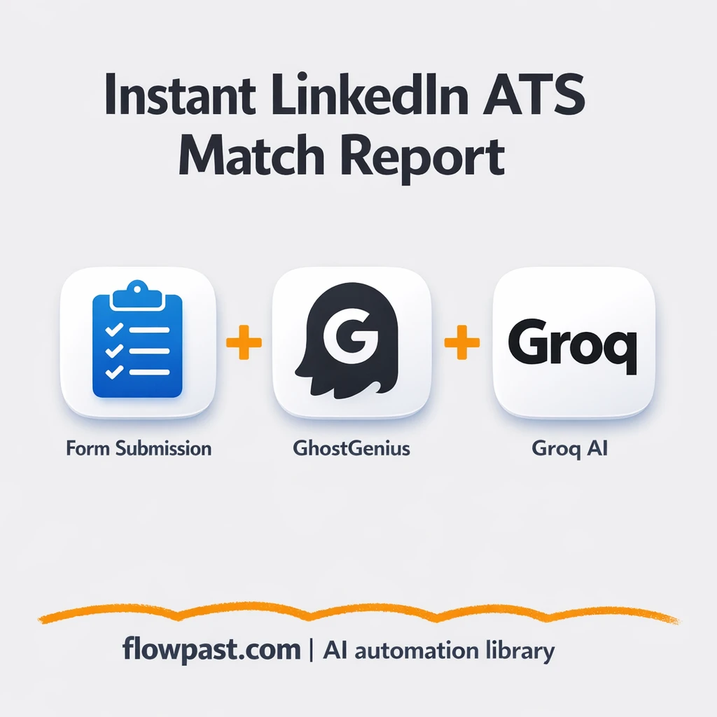 LinkedIn + Google Sheets: ATS-ready resume feedback - n8n workflow automation template