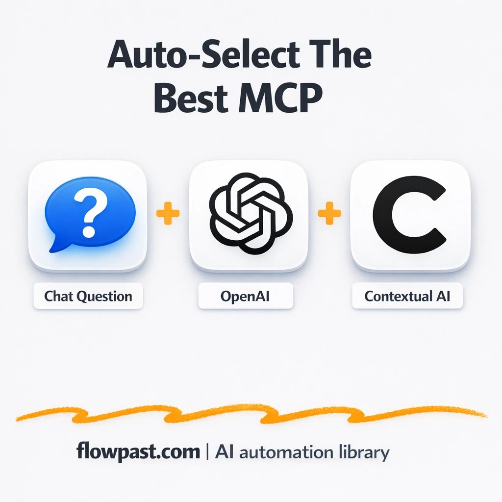 PulseMCP + OpenAI: pick the right MCP server fast - n8n workflow automation template