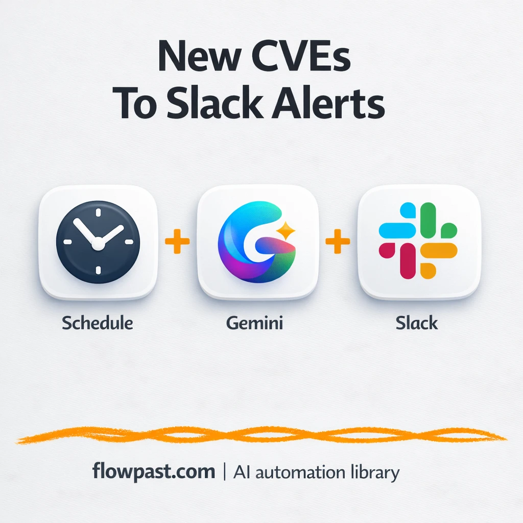 Slack + Gemini: CVE triage alerts you can trust - n8n workflow automation template