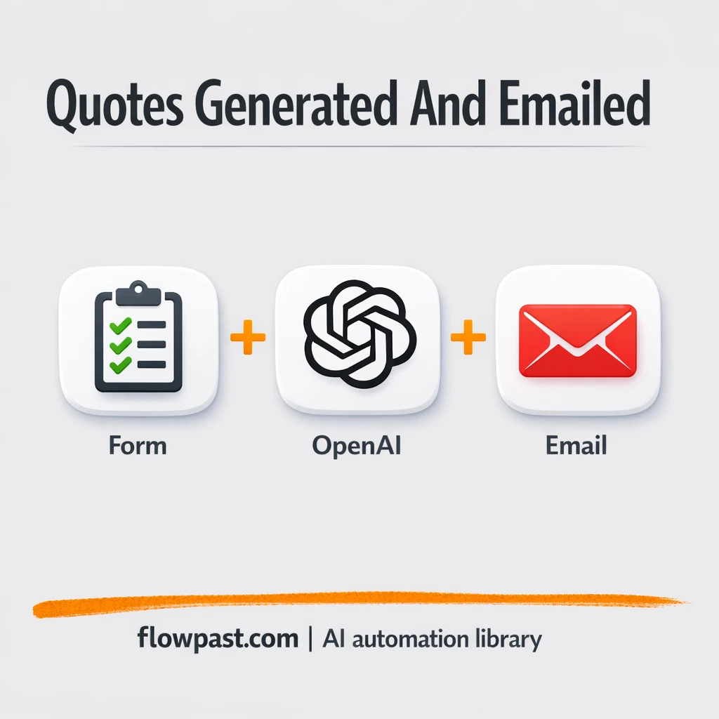 Qdrant + CraftMyPDF: instant quote PDFs by email - n8n workflow automation template