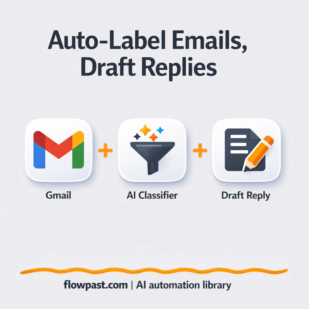 Gmail + GPT-4: labeled inbox and draft replies - n8n workflow automation template