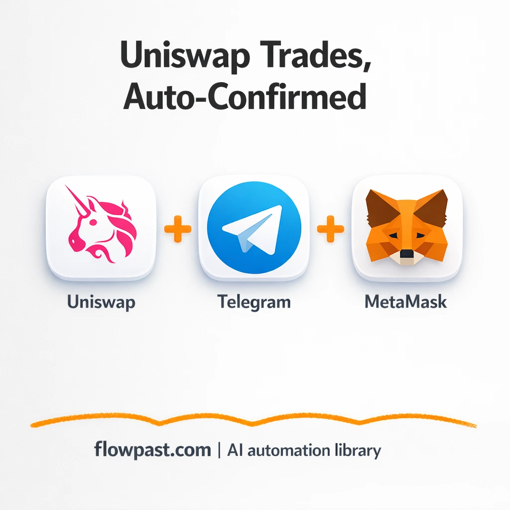 Uniswap V3 + Telegram, trade your range with control - n8n workflow automation template