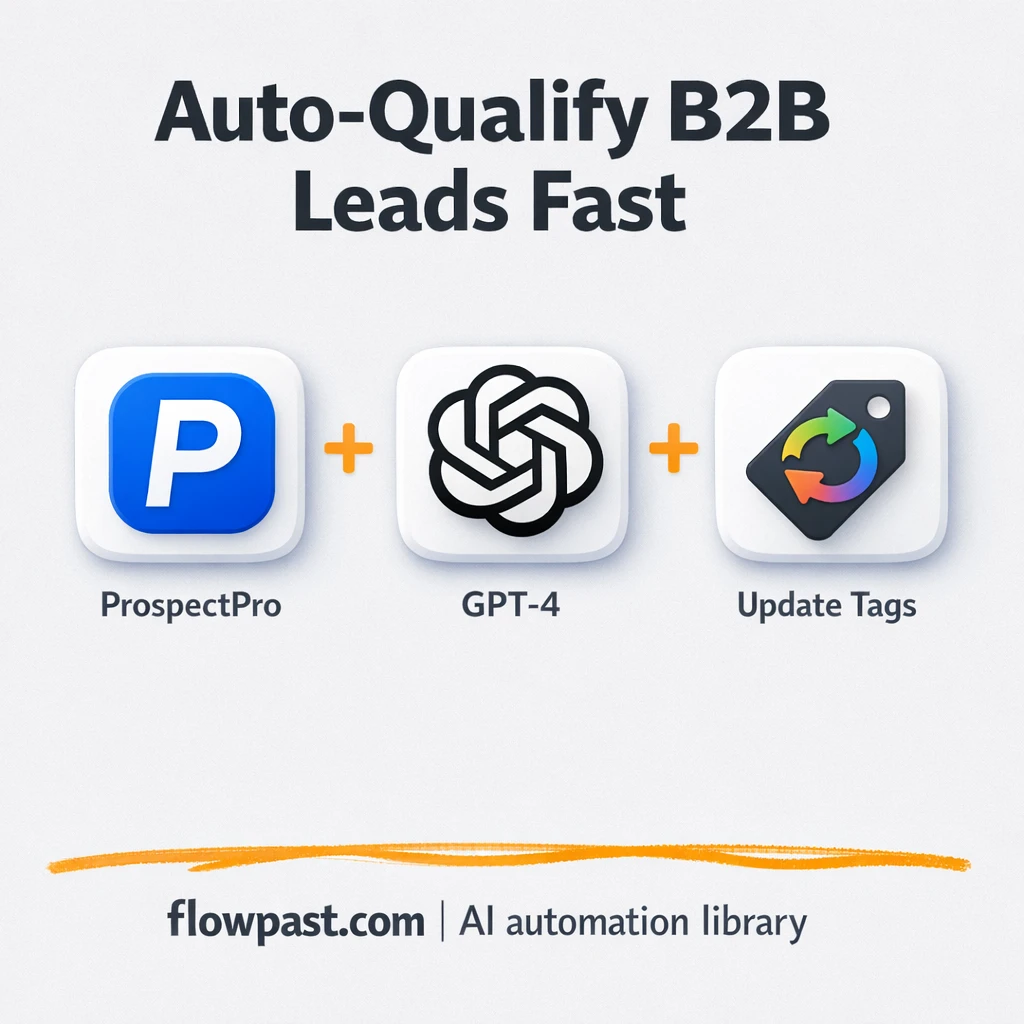 ProspectPro + OpenAI, consistent lead tags every time - n8n workflow automation template