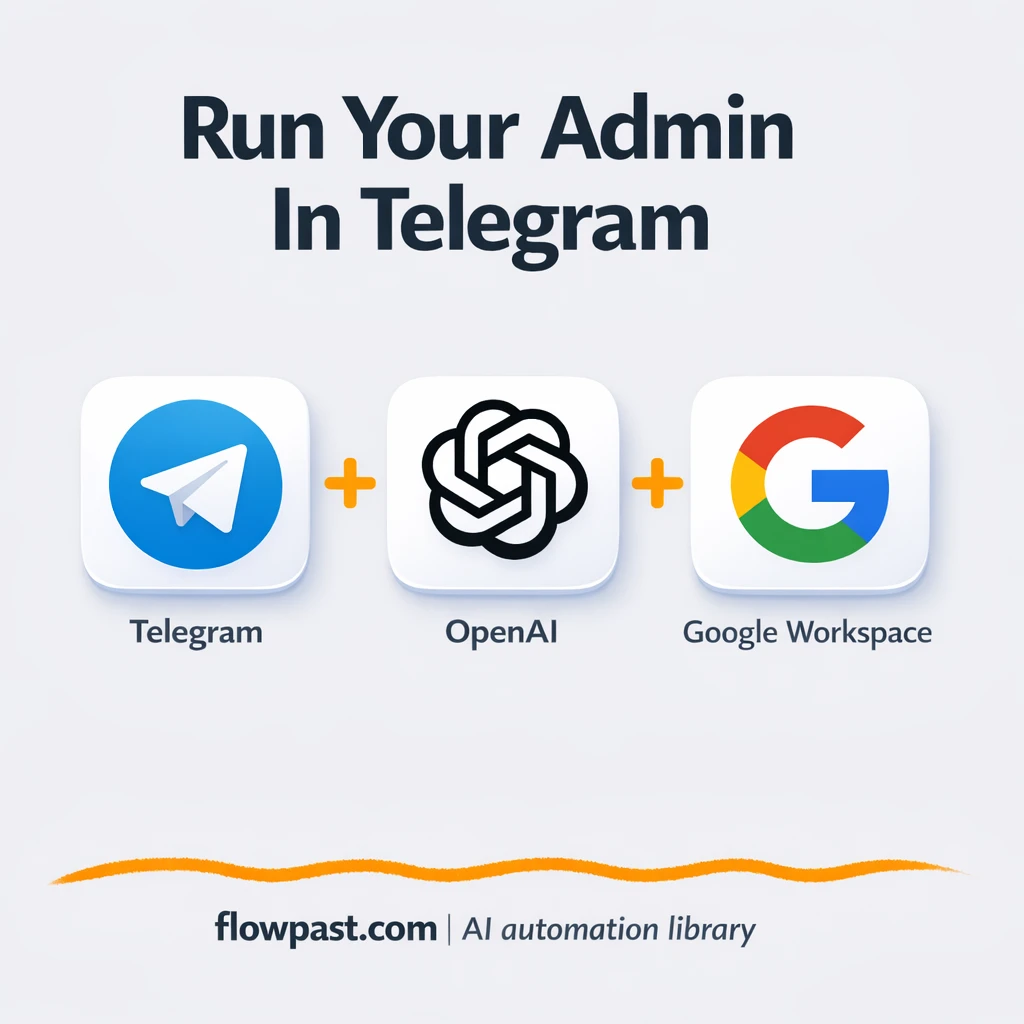 Telegram + Google Sheets: admin captured in one chat - n8n workflow automation template