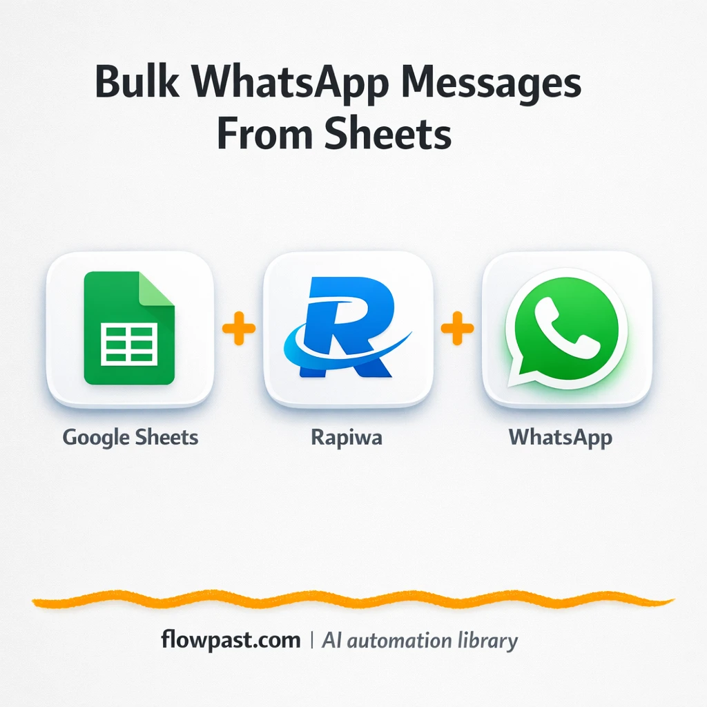 Google Sheets + Rapiwa: cleaner WhatsApp campaigns - n8n workflow automation template