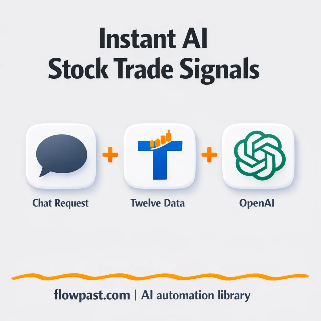 Telegram + OpenAI: clear BUY SELL HOLD signals - n8n workflow automation template